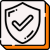 Secure shield icon